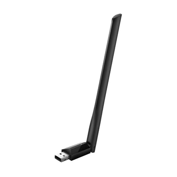 Adaptor USB Wireless TP-LINK Archer T600U Plus, Dual-Band 200 + 433 Mbps, negru