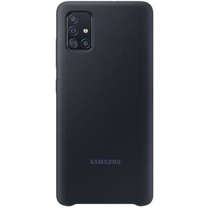 Carcasa pentru SAMSUNG Galaxy A51, EF-PA515TBEGEU, silicon, negru