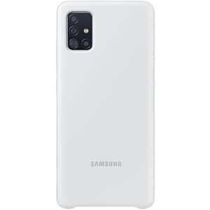 Carcasa pentru SAMSUNG Galaxy A51, EF-PA515TWEGEU, silicon, alb