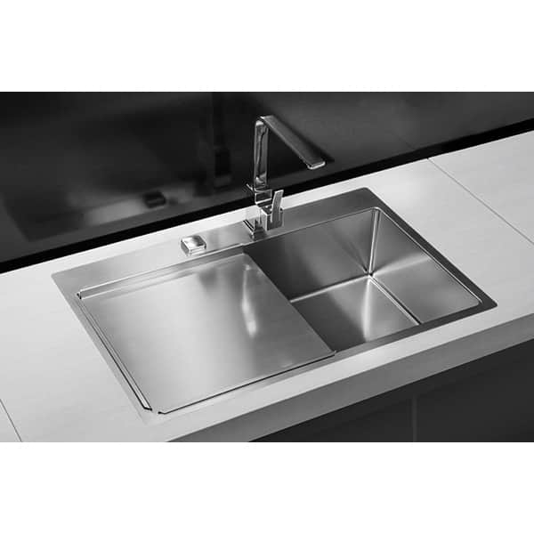 Chiuveta bucatarie ALVEUS STYLUX 50, 1 cuva, picurator stanga, inox