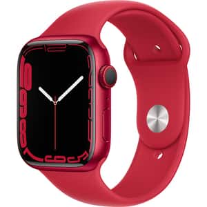 APPLE Watch Series 7, GPS + Cellular, 45mm (PRODUCT)RED Aluminium Case, (PRODUCT)RED Sport Band 