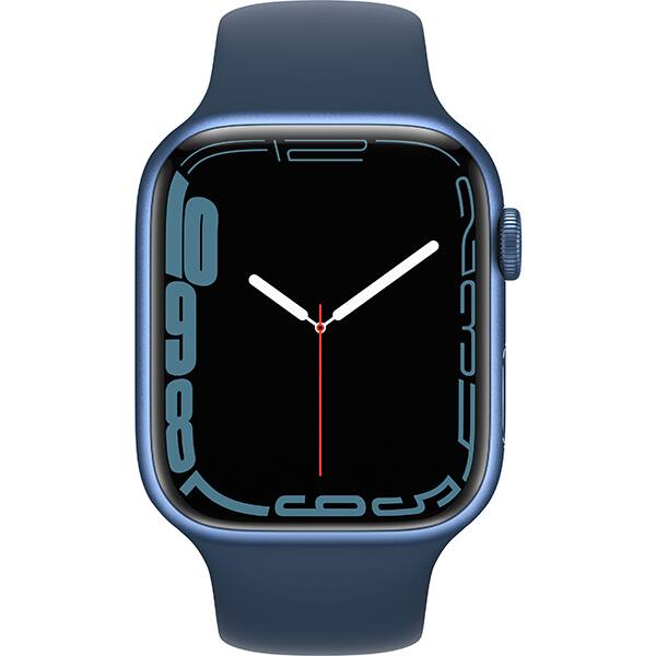 APPLE Watch Series 7, GPS, 41mm Blue Aluminium Case, Abyss Blue Sport Band 