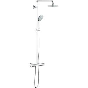 Sistem dus GROHE Euphoria 180 27296001, termostat, 3 functii, argintiu