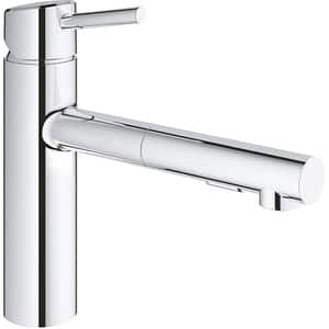 Baterie bucatarie GROHE Concetto 30273001, metal, argintiu