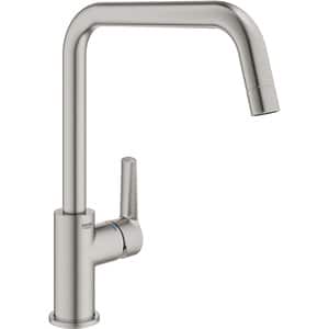 Baterie bucatarie GROHE Start 30470DC0, tip U, alama, argintiu inchis