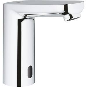 Baterie lavoar cu senzor infrarosu GROHE Eurosmart Cosmopolitan E 36330001, baterie Litiu 6V, alama, argintiu