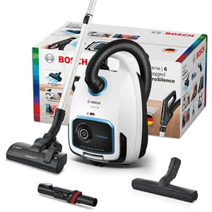 Aspirator cu sac BOSCH ProSilence BGB6SIL1, 4l, 700W, 66dB, alb-negru