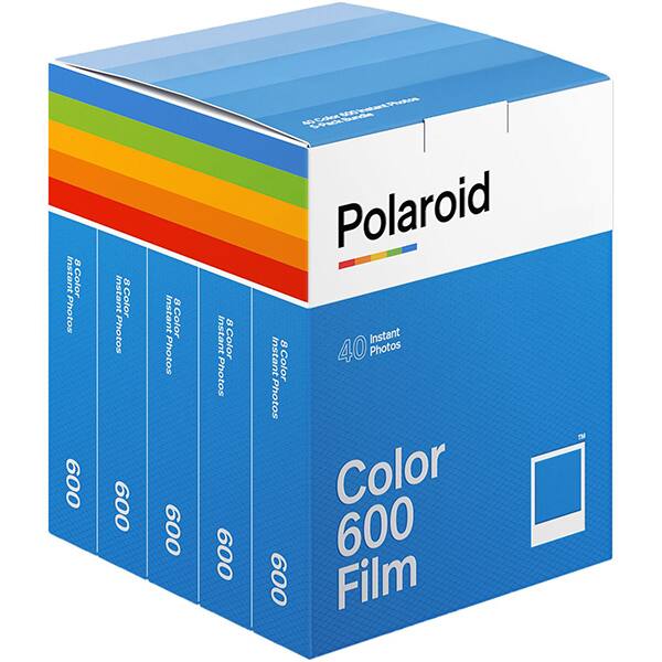rich Siesta Receiver Film original color Polaroid pentru Polaroid 600, 40buc