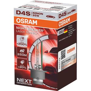 Bec auto xenon pentru far OSRAM Night Breaker Laser, +200%, D4S, 12V, 35W, P32d-5, 1 bucata