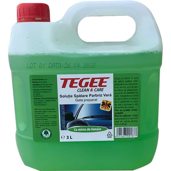 Lichid parbriz TEGEE 2005524, vara, 3l