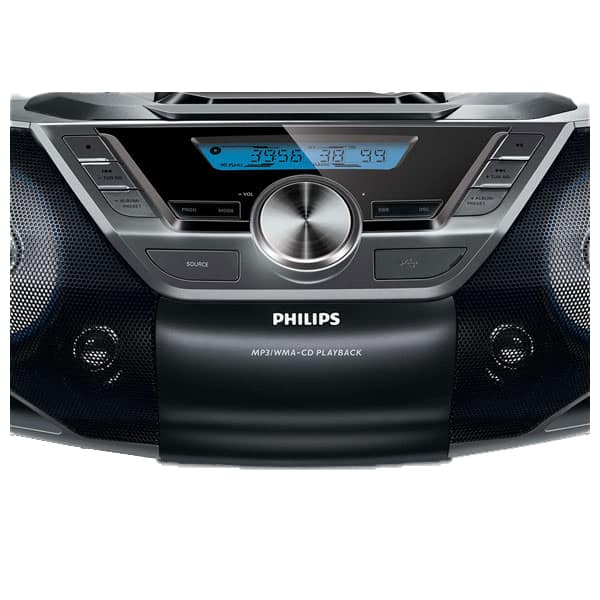 Radio CD PHILIPS Soundmachine AZ780/12, USB, FM, negru
