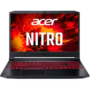 Laptop Gaming ACER Nitro 5 AN515-55, Intel Core i5-10300H pana la 4.5GHz, 15.6" Full HD, 8GB, SSD 256GB, NVIDIA GeForce GTX 1660Ti 6GB, Free DOS, negru