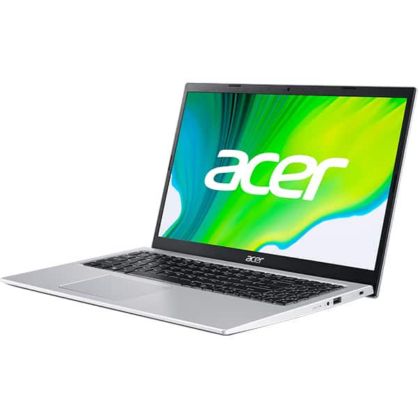 Laptop ACER Aspire 3 A315-35-C08K, Intel Celeron N4500 pana la 2.8GHz, 15.6" HD, 4GB, SSD 256GB, Intel UHD Graphics, Free DOS, argintiu