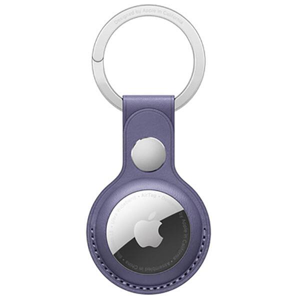 AirTag Leather Key Ring pentru AirTag APPLE MMFC3ZM/A, Wisteria