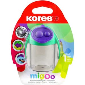 Ascutitoare KORES Migoo, dubla, plastic, multicolor