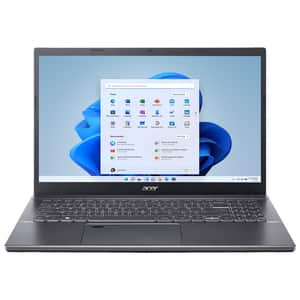 Laptop ACER Aspire 5 A515-57-58WT, Intel Core i5-1235U pana la 4.4GHz, 15.6" Full HD, 8GB, SSD 512GB, Intel Iris Xe Graphics, Windows 11 Home, auriu