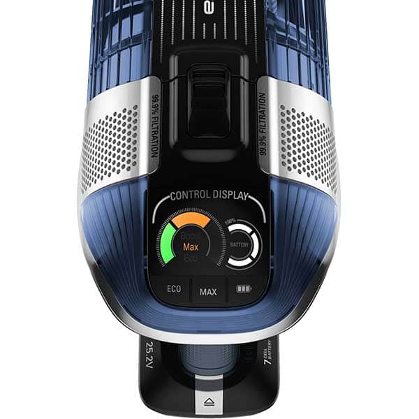 Aspirator vertical ROWENTA X-Force Flex 11.60 Aqua RH9890WO, 0.9l, autonomie max 45 min, gri-albastru