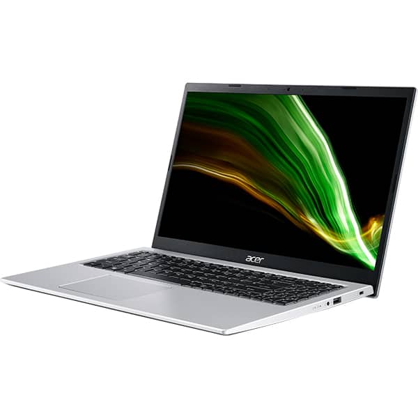 Laptop ACER Aspire 3 A315-58-7175, Intel Core i7-1165G7 pana la 4.7GHz, 15.6" Full HD, 16GB, SSD 512GB, Intel Iris Xe Graphics, Free DOS, argintiu
