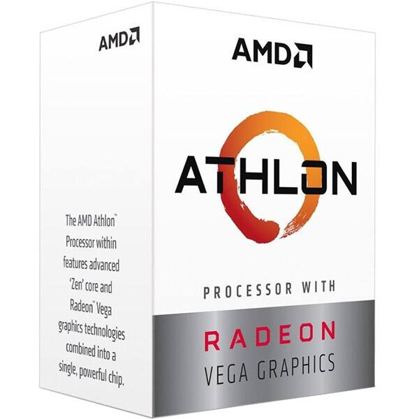 Symptoms know Write a report Procesor AMD Athlon 200GE, 3.2GHz, Socket AM4, YD200GC6FBBOX