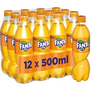 Bautura racoritoare carbogazoasa FANTA Orange bax 0.5L x 12 sticle