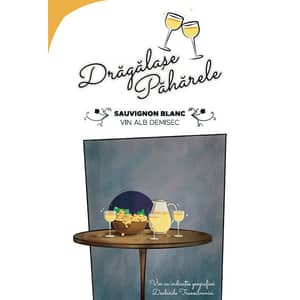 Vin alb demisec Jidvei Dragalase Paharele Sauvignon Blanc, 10L, Bag in Box