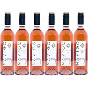 Vin rose sec Crama Navigo Compas 2018 , 0.75L, 6 sticle