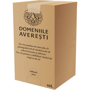 Vin alb demisec Domeniile Averesti Sauvignon Blanc, 10L, Bag in Box