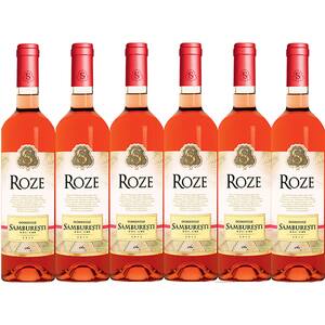 Vin rose sec Domeniile Samburesti Roze 2020, 0.75L, 6 sticle