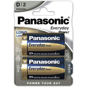 Baterii PANASONIC Everyday Power LR20/D, 2 bucati