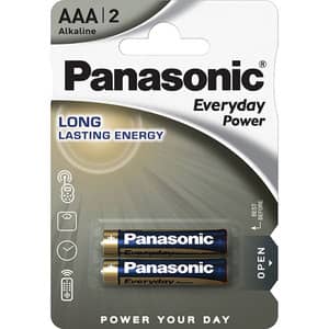 Baterii PANASONIC Everyday Power LR03/AAA, 2 bucati