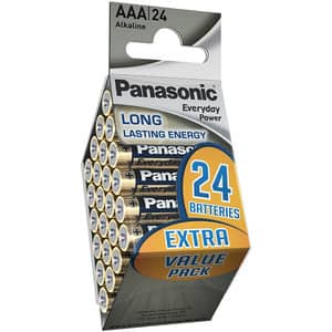 Baterii PANASONIC Everyday Power LR03/AAA, 24 bucati