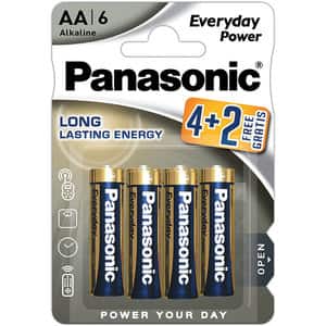 Baterii PANASONIC Everyday Power LR6/AA, 4+2 bucati