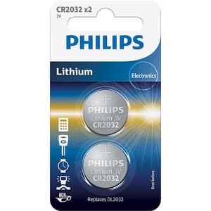 Baterii litiu PHILIPS CR2032P2/01B, 2 bucati