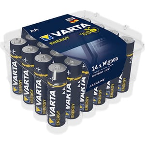 Baterii alcaline AA VARTA Energy, 24 bucati