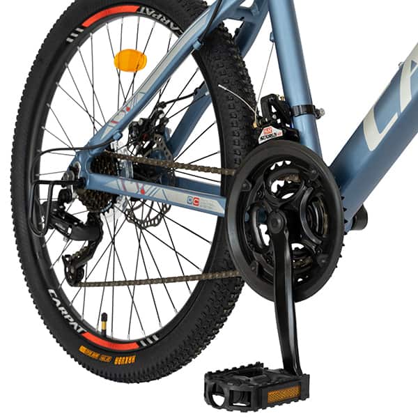 Bicicleta MTB CARPAT C2499A, 24", aluminiu, bleu-gri