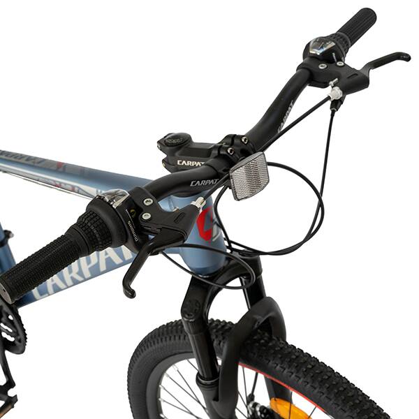 Bicicleta MTB CARPAT C2499A, 24", aluminiu, bleu-gri