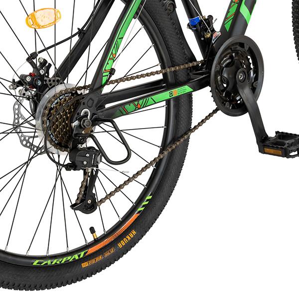 Bicicleta MTB CARPAT C2699A, 26", aluminiu, negru-verde