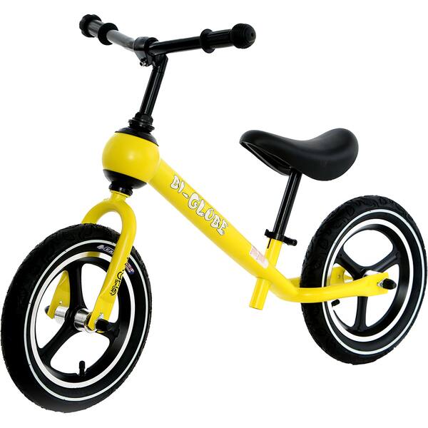Bicicleta copii fara pedale MYRIA MY7211 Bi-Globe, roata 12", galben
