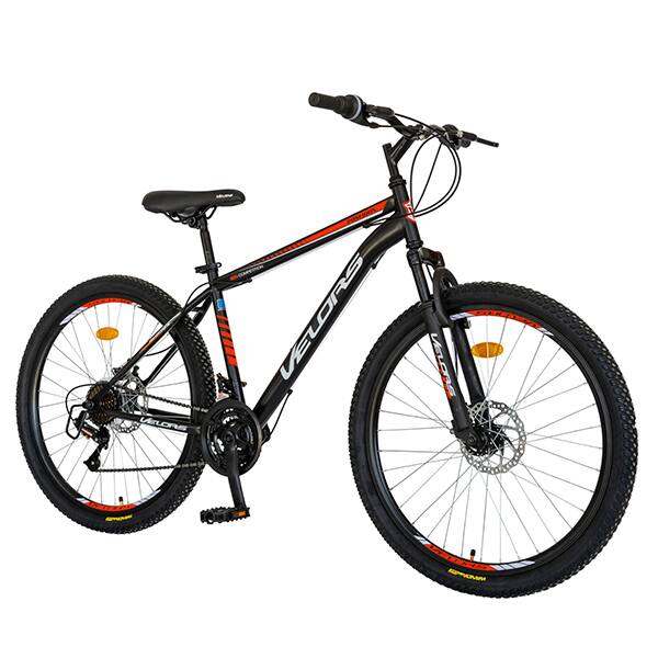 Bicicleta MTB VELORS V2609A, 26", otel, negru-rosu
