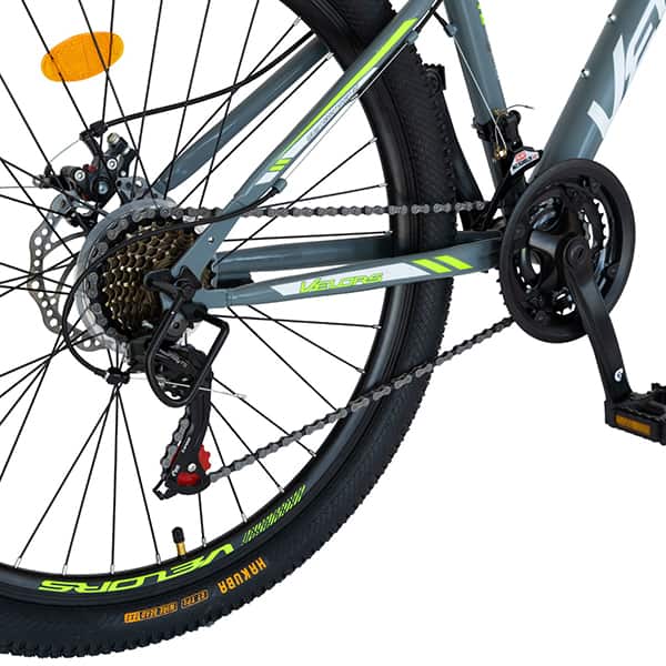 Bicicleta MTB VELORS V2610A, 26", otel, gri-verde