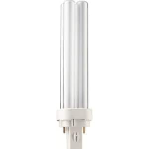 Bec fluorescent PHILIPS MASTER PL-C 2P, G24D-2, 17.9W, 1200lm, lumina variabila 