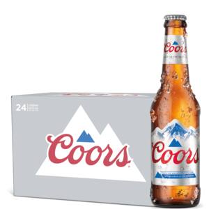 Bere blonda Coors Import UK bax 0.33L x 24 sticl