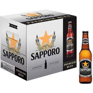 Bere blonda Sapporo bax 0.33L x 24 sticle