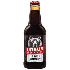 Bere bruna Ursus Black Grizzly bax 0.33L x 24 sticle