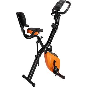 Bicicleta fitness TECHFIT XB300N, 10 trepte, volanta 4kg, greutate suportata 120kg, negru-portocaliu