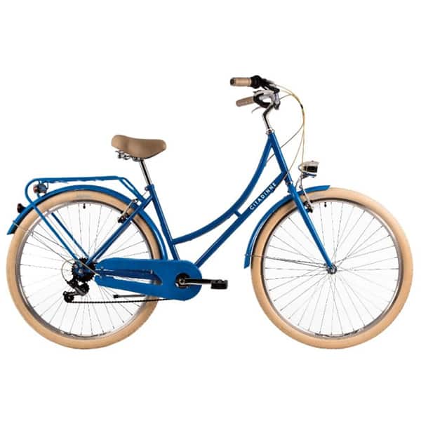 Bicicleta de oras DHS Citadinne 2834, 28", cadru otel, albastru