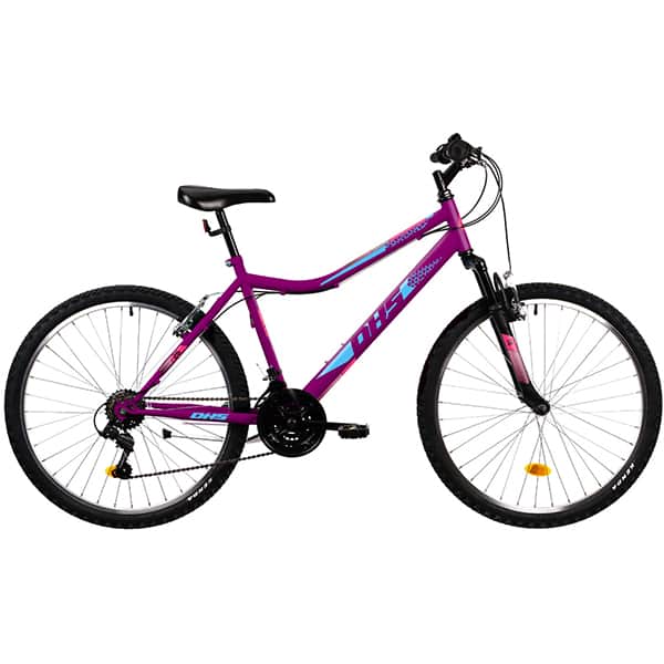 Degenerate witness Mover Bicicleta MTB DHS Terrana 2604, 26", cadru otel, violet