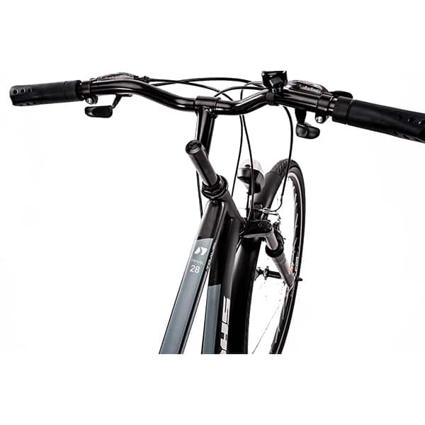 Bicicleta MTB DHS Travel 2855, 28", cadru otel, negru