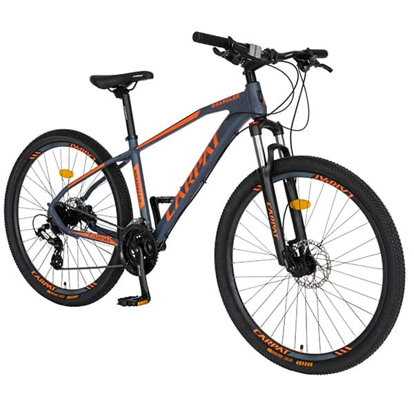Bicicleta MTB CARPAT C2759AH, 27.5", aluminiu, gri-portocaliu