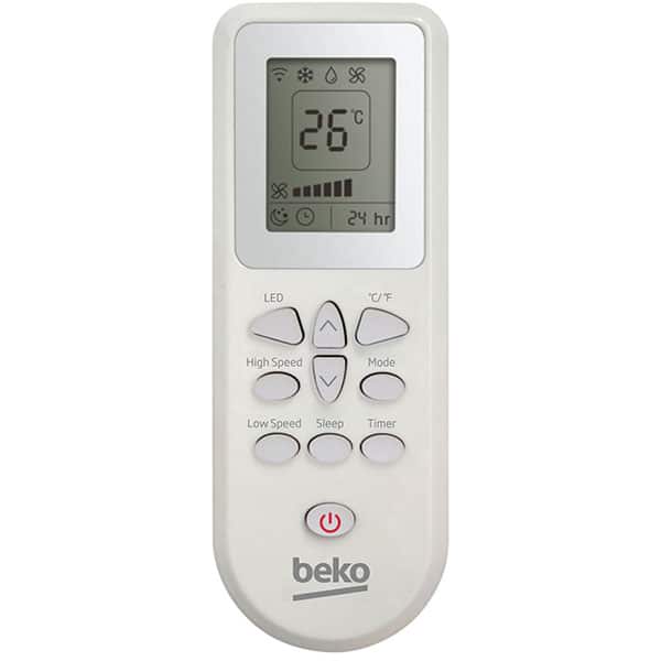 Aer conditionat portabil BEKO BP209H, 9000 BTU, A/A, Incalzire, kit instalare inclus, alb